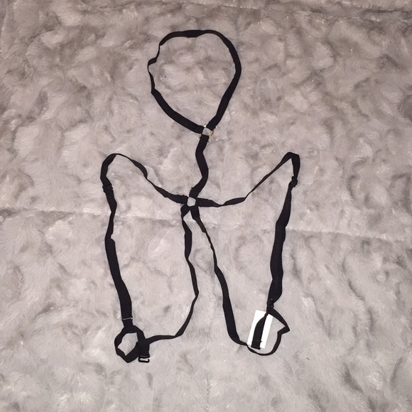 NWOT Sexy Black Strappy Bandage Bralette - Small - Picture 4 of 5